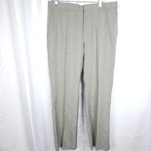 NWT Banana Republic Mens 35x32 Gray Tailored Fit Straight Leg Dress Pants